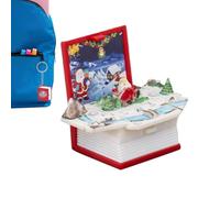30G 3D Mini POPUP Book Keynchain - Charme de Jouets, Accessoire de Sac à Dos | Jouet créatif de Poche Fidget, Cadeau de Collection éducatif pour Les , Les Femmes et Les Hommes, 5 * 4 * 2,6 cm