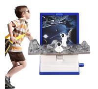 30G 3D Mini POPUP Book Keynchain - Charme de Jouets, Accessoire de Sac à Dos | Jouet créatif de Poche Fidget, Cadeau de Collection éducatif pour Les , Les Femmes et Les Hommes, 5 * 4 * 2,6 cm