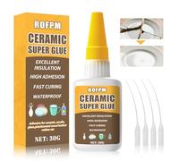 30g Colle Ceramique, Extra Forte Colle Céramique, Super Glue, Haute Temperature, Transparente, SéChage ImméDiat, Collede Réparation Carrelage Haute Résistance, Pour Porcelaine Et Argile