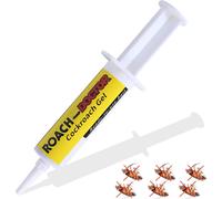 30g Gel Anti Cafards Seringue Cafard Puissant Professionnel Produit Contre Tous les Types de Cafards, Éradicateur Efficace Élimine Rapidement les Cafards, Idéal Recoins Difficiles Jusqu'à 6 Mois