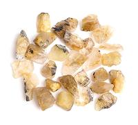 30g Naturel Rutilé Cristal Or Cheveux Pierre Minéral Spécimen Irrégulier Chips Pierre Précieuse Maison Aquarium Décoration, Quartz Rutilé Brut,30g