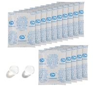 30g x 15 Pcs Silica Gel Sachet, Sachet Anti Humidité, Gel de Silice Sachet Deshumidificateur, Silica Gel Sachet Absorbeur D'humidité pour VêTements Produits électroniques, les Aliments, les Bijoux
