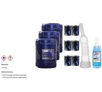 30L MANNOL Huile Moteur Diesel TDI 5W-30 Inclus Additif Tuyau De Nettoyage