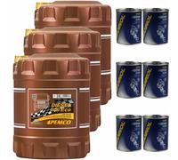 30L PEMCO DIESEL G-6 UHPD 10W-40 Eco API CI-4/SL Huile Moteur Synthetique Flush