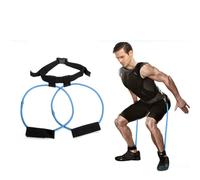 30lb Booty Resistance Bands Belt Gym Exercise Training, Bleu Bleu