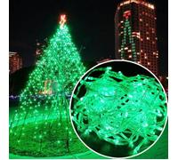 30M 300LED Guirlande lumineuse d'extérieur et d'intérieur Chaîne de noël fée lumière décoration de mariage de fête Noël - vert