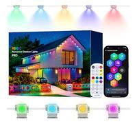 30M 60LED Guirlandes Lumineuses Extérieur, Intelligente RGBIC Lumière D'extérieur Permanente, Contrôle APP, Étanche IP67, Plus de 60 Modes D'ambiance, Guirlandes Lumineuses pour les Halloween Noël