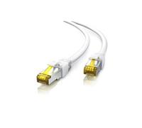 30m Ethernet Câble CAT 7 Gigabit LAN Réseau 10Gbps 2x fiches RJ45 S/FTP Blindage PC / Switch / Router / Modem / TV Box / Boîtiers ADSL / Consoles de