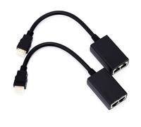30M HDMI sur RJ45 CAT5e CAT6 LAN Ethernet adaptateur HDMI répéteur d'extension répéteur d'extension Balun jusqu'à câble HDMI