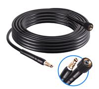 TC TECHNIC Tuyau d'Extension pour Nettoyeur Haute Pression - Tuyau de Rechange de 30 m - 200 Bar Compatible avec Karcher K2 K3 K4 K5 K6 K7 - Rallonge pour Karcher - M22x1.5 - Click Connect