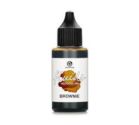 30ml Fluids Alcohol Ink BROWNIE, Encre à alcool pour Fluid Art et Resin Art, brun