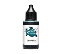 30ml Fluids Alcohol Ink Deep Sea, Encre à alcool pour Fluid Art et Resin Art, bleu