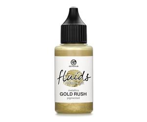 30ml Fluids Alcohol Ink GOLD RUSH, Encre à alcool pour Fluid Art et Resin Art, or métallique