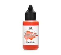 30ml Fluids Alcohol Ink Starfish, Encre à alcool pour Fluid Art et Resin Art, orange