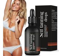 30ml Gouttes Autobronzantes, Concentré Autobronzant Visage et Corps, Sérum Autobronzant Visage Hydratant, Gouttes de bronzage sans soleil, auto-bronzant naturel, La plupart Types de Peaux