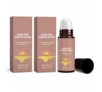 30ml Sérum autobronzant visage, Gouttes Bronzantes Sans Soleil, Sérum Auto-Bronzant Hydratant, Hâle Progressif et Durable Sans Soleil, pour Tous les Types de Peau