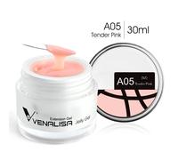 30ml Venalisa constructeur gelée Gel français tremper UV LED Poly Gel pour ongles perle rose drôle lapin Extension d'ongle manucure des ongles A22M 30ml