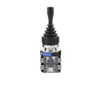30mm 2/4 Directions Momentary/Self-locking Monolever Joystick Switch Transparent Black HKA1-41Z02/41Z04/41Y02/41Y04 Cross Switch NWPNLXEA(HKA1-41Z04)