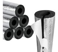 30mm d'épaisseur Feuille D'aluminium Tuyau D'isolation, Isolation Tuyaux de Climatisation, Tuyaux de Mousse antigel pour Tuyaux de chauffage extérieur ID22-133mm(27mm*30mm*95cm)
