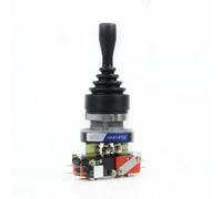 30mm Joystick Switch Momentary 4 Position Rocker Switch latching Spring Monolever Cross Wobble Stick Switch HKA1-41QZ QY NWPNLXEA(HKA1-41QY Latching)
