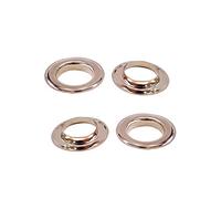 30mm Oeillets Anneaux avec Rondelles - Parfait pour Cuir Artisanat, Rideaux, Rideaux et PVC Bannières par Trimming Shop - Or Rose, 25 Pcs