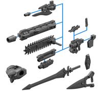 30mm Option Weapon 1 For Rabiot 1/144 Scale Color Coded Plastic Model [Import Japonais]