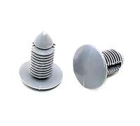 30pcs 10mm Hole Nylon Rivets en plastique de Véhicule gris Attaches de véhicule Toit Doublure de toit Trouble Troubles de fixation,Gray 30PCS