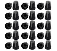 30Pcs 14.8mm x 18mm Potentiomètre En Plastique Contrôle Du Volume Bouton Rotatif Noir Gris