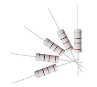 30Pcs 330 Ohm Resistor, 5W 5% Tolerance Metal Oxide Metal Resistors, Axial Lead, Flame Proof for DIY Electronic Projects and Experiments