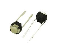 30PCS 6x6x5/4.3mm Middle 2PIN DIP Long Pin Push Button Switch for Audio PCB mounting Momentary Tact Switch Button copper NWPNLXEA(H 4.3mm)