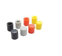 30pcs A20 Tactile Push Button Switch Cap for Directional Push-button Switchs red black blue green yellow white grey NWPNLXEA(GRAY)