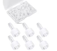 30pcs Adaptateur de Seringue, Mâle Luer Lock 5/32 Inch Kit de Connecteur Luer Lock Adaptateur de Coupleur de Seringue Adaptateur Luer