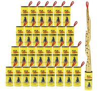 30pcs Bandes de Papier Anti-Mouches, TRIITEC pièges à Rubans adhésifs, Rubans pièges à Mouches pour l'intérieur et l'extérieur