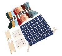 30pcs Cartes de Tissage Ensemble Cartes de Métier à Tisser Portables Légères avec Navette de Fil à Broder pour Bracelet