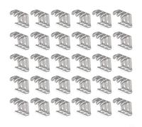 30pcs Clip Guide Eau Photovoltaïque Acier Inoxydable Drainage Boue Panneau 30-35mm(30mm)
