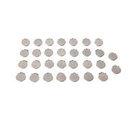 30pcs Clips de Bretelles de Sucette, Clips de Fixations de Support de Sangles Rondes Clips de Bavoir en Métal Pinces de Dentition de Saisir des Jouets Clips de Bretelles Clip de