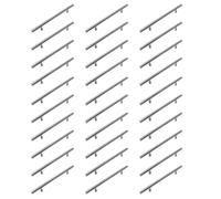 30pcs Commode En Acier Inoxydable Bouton Armoire De Cuisine Poignée Porte Porte Patre-robe Tirage Mobilier Tiroir Simple