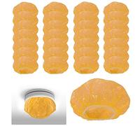 30pcs Couvercle Détecteur de Fumée, Housses Anti-Poussière pour Alarme Incendie Réutilisables en Plastique pour Détecteur de Fumée Extensible pour l'Intérieur de la Cuisine (Jaune)