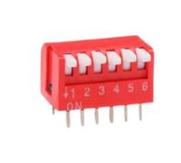 30pcs DIP Switch 6P Side Toggle Key - 2.54mm Spacing Direct Insertion Sliding Switch for Electronics Projects