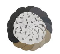 30pcs disques de ponçage ronds à eau sèche et humide de 3 pouces 75mm Grain 320/400/600/800/1000/1500 Disques de ponçage à crochet et boucle Violet pour ponçage et polissage pour meuleuse électrique