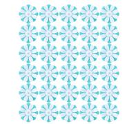 30pcs Fondeurs de Remplacement de colibris aux Couleurs Vives Fleurs de Remplacement Facile à Nettoyer pour la décoration du Jardin (Vert + Blanc (avec Noyau Blanc))