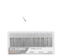 30pcs Grinceing à Aiguille Set Emery Cylindrical Flat Head Electric Grinder Accessoires 1,5 Mm E avec tranquillité d'esprit d'Aiguille d'Aiguille Aiguille à Aiguille 1,5 Mm