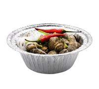30PCS jetables boîtes à Lunch en feuille d’étain pour emporter emballage de restauration rapide approprié à la cuisson stockage et congélation papier d’aluminium polyvalent pratique pratique