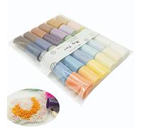 30Pcs Laine Nouée Fil à Tricoter Loquet Crochet Fil Coloré Prédécoupé Fil Bundles Cutter Tapis Au Crochet Fil pour Tapis Noué, Oreillers, Crochet De Verrouillage, Crochet, Artisanat