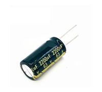 30pcs/lot H074 high frequency low impedance 63V 2200UF aluminum electrolytic capacitor size 18 * 35 2200UF 63V 20% Capacitance Meters