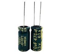 30pcs/lot S11 high frequency low impedance 63v 470UF aluminum electrolytic capacitor 470UF 20% EKFBQBGW