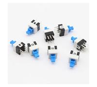 30pcs/lot Square 7x7x12mm 6 Pin DPDT Push Button Self-locking Switch G64 Multimeter Switch