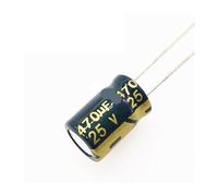 30pcs/lot T10 25V 470UF Low ESR/Impedance high frequency aluminum electrolytic capacitor size 8 * 12 470UF25V 20% EKFBQBGW
