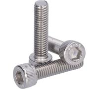 30Pcs M6 Screw Bolts 304 Stainless Steel A2?70 Hex Socket Cap Cylinder Head Bolt Set DIN 912M6x25