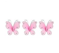 HEEPDD 30pcs Maille Papillon Scintillant, Filaire Maille Papillons Scintillants avec Partie de gemme Artificielle Accessoires décoratifs vêtements Accessoires Bricolage Artisanal pour désherber